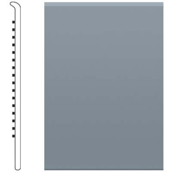 Picture of Roppe - 6 Inch 1/8 Vinyl No Toe Base Steel Blue