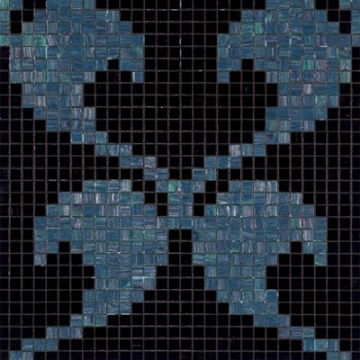 Picture of Bisazza Mosaico - Decori 20 - Hearts New Black