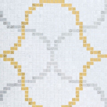 Picture of Bisazza Mosaico - Decori 20 - Liaisons Bianco