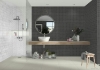Picture of American Olean - Subtle Strands Mosaic Charcoal