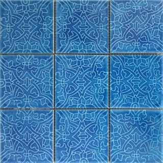 Picture of Bati Orient - Geometric Pattern Blue Mix