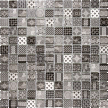 Picture of Bati Orient - Glass Classic Decor Grey Black