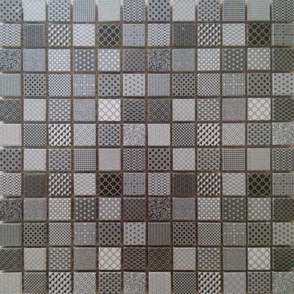 Picture of Bati Orient - Glass Mix Deco Black Grey