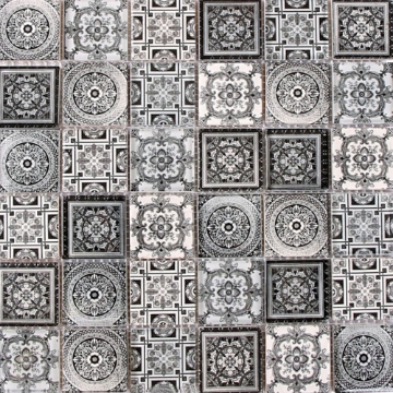 Picture of Bati Orient - Glass Patchwork White Grey Mix