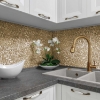 Picture of Bati Orient - Metal Art Mosaics Medium Hexagon Gold Aluminum