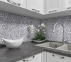 Picture of Bati Orient - Metal Art Mosaics Medium Hexagon Silver Aluminum