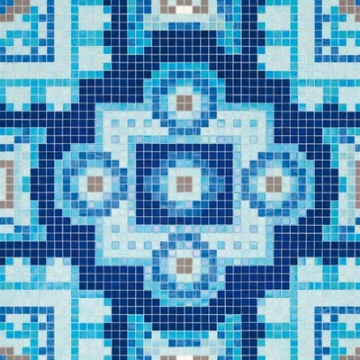Picture of Bisazza Mosaico - Decori 20 - Silk Blue