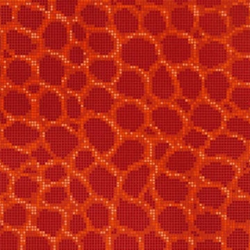 Picture of Bisazza Mosaico - Decori Opus Romano - Crocodile Red
