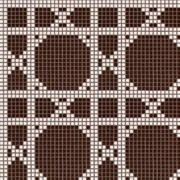 Picture of Bisazza Mosaico - Decori Opus Romano - Vienna Marrone