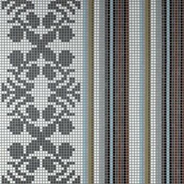 Picture of Bisazza Mosaico - Decori Opus Romano - Wallpaper Grey