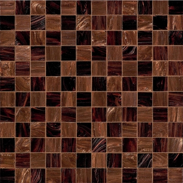 Picture of Bisazza Mosaico - Decorations 5 x 5 Checkmate Brown