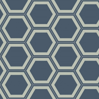 Picture of Bisazza Mosaico - Cementiles Decorations Hex Honey Avio