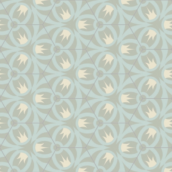 Picture of Bisazza Mosaico - Cementiles Decorations Hex Oak Iceberg