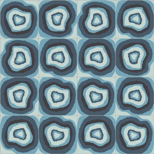 Picture of Bisazza Mosaico - Cementiles Decorations Square Brazilian Agata Blu