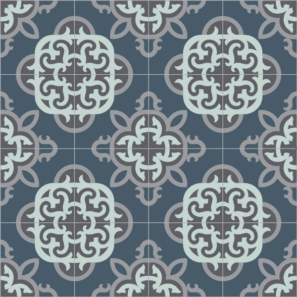 Picture of Bisazza Mosaico - Cementiles Decorations Square Clockwork Rain