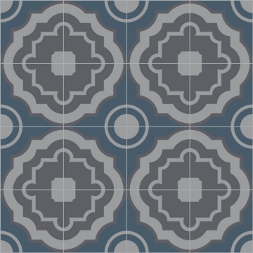 Picture of Bisazza Mosaico - Cementiles Decorations Square Cupcake Shark