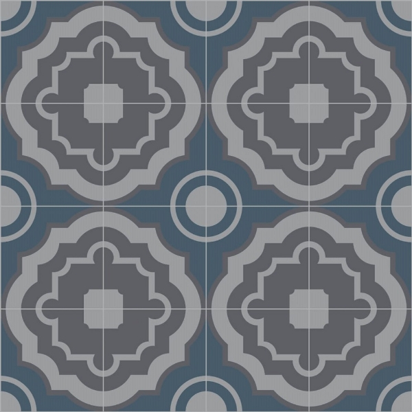 Picture of Bisazza Mosaico - Cementiles Decorations Square Cupcake Shark