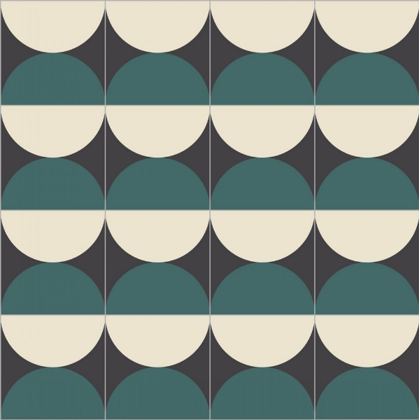 Picture of Bisazza Mosaico - Cementiles Decorations Square Eclipse 25