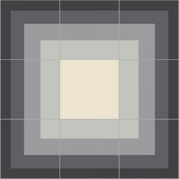 Picture of Bisazza Mosaico - Cementiles Decorations Square Maze Charcoal