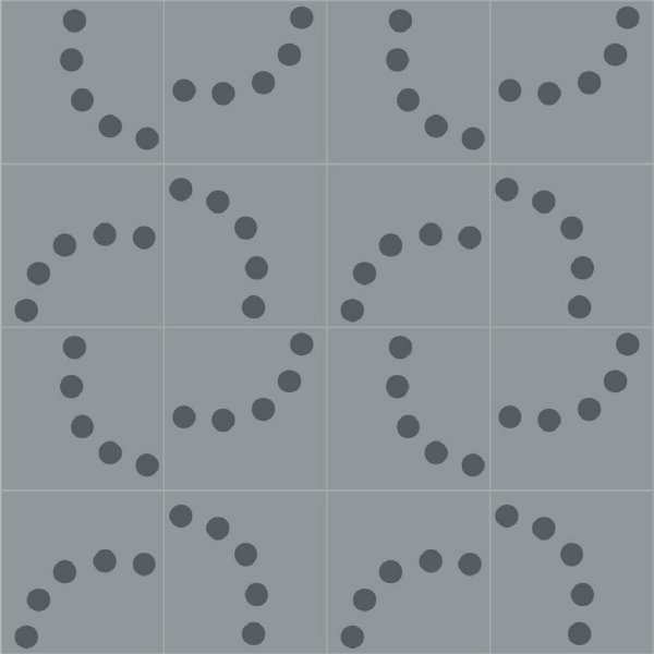 Picture of Bisazza Mosaico - Cementiles Decorations Square Perlas Humo D