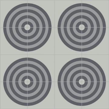 Picture of Bisazza Mosaico - Cementiles Decorations Square Pipe Curve Grey