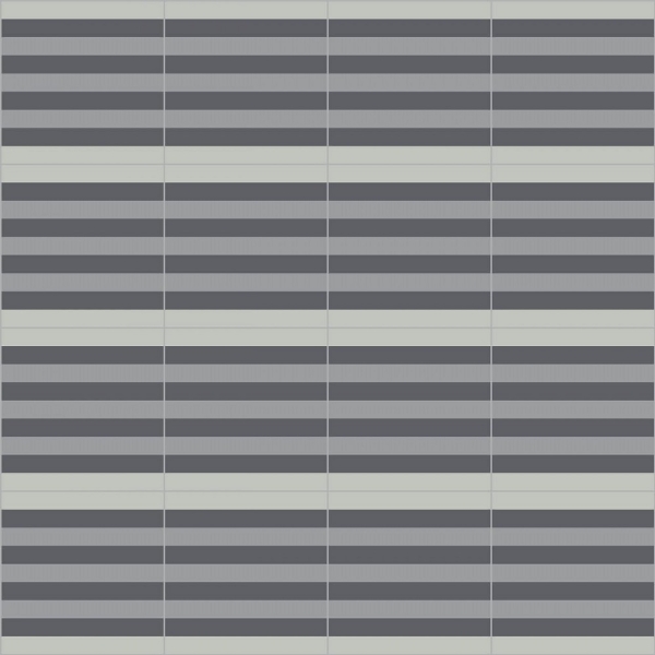 Picture of Bisazza Mosaico - Cementiles Decorations Square Pipe Straight Grey