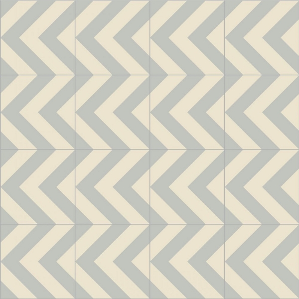 Picture of Bisazza Mosaico - Cementiles Decorations Square Zag Frost