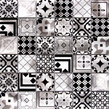 Picture of Bati Orient - Metal Art Patchwork Design Black Mix