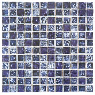 Picture of Bati Orient - Mix Mosaic 7/8 x 7/8 Purple Mix Marble Glass