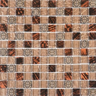 Picture of Bati Orient - Mix Mosaic Marble Brown Decor Glass