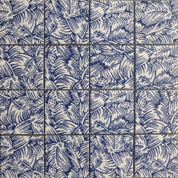 Picture of Bati Orient - Palm Tree Ceramic Blue & White