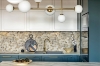 Picture of Bati Orient - Frosted Glass Round Pebble White Beige