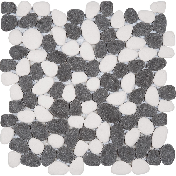 Picture of Bati Orient - Pebbles Reconstituted Round Black White