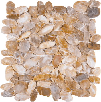 Picture of Bati Orient - Pebbles Sliced Polished Beige