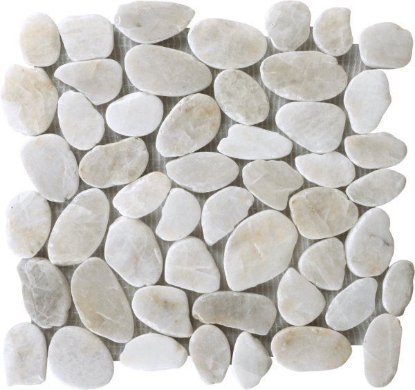 Picture of Bati Orient - Pebbles Sliced Polished White