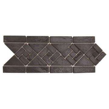 Picture of Bati Orient - Stone Arrow Border Black Slate
