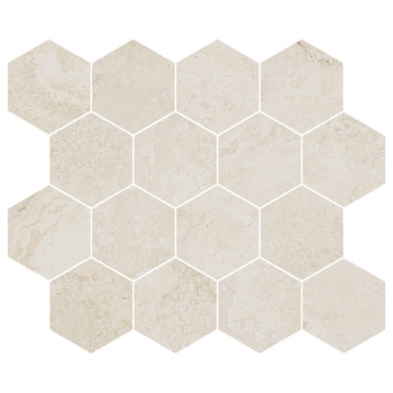 Picture of Cerdomus - Tibur Hexagon Mosaic Bianco