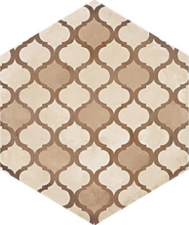 Picture of Marca Corona - Terra Hexagon Deco Coloniale C
