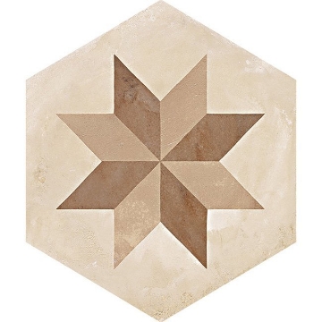 Picture of Marca Corona - Terra Hexagon Deco Stella C