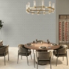 Picture of Daltile - Color Wheel Retro Arabesque Desert Gray Glossy