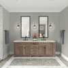 Picture of Daltile - Color Wheel Retro Arabesque Desert Gray Glossy