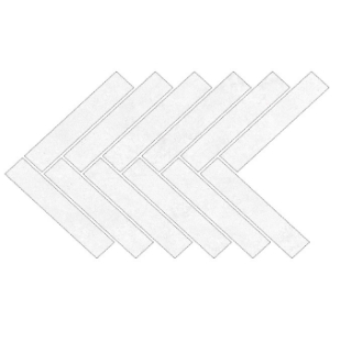 Picture of Ecoceramic - Babilon Mosaic Herringbone Artic