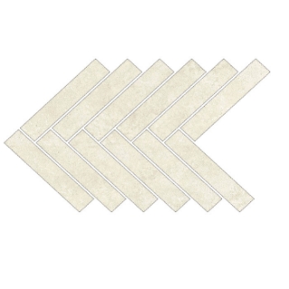 Picture of Ecoceramic - Babilon Mosaic Herringbone Bone
