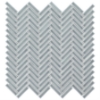 Picture of SOHO Studio Corp - Motek Herringbone Mosaic Polished Sky Blue
