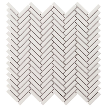 Picture of SOHO Studio Corp - Motek Herringbone Mosaic Polished White