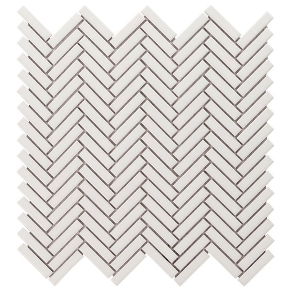 Picture of SOHO Studio Corp - Motek Herringbone Mosaic Polished White