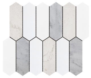 Picture of Bati Orient - Marble Picket White Grey Beige