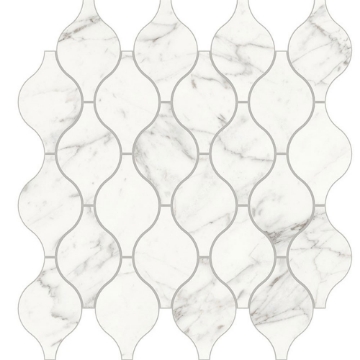 Picture of Atlas Concorde - Trilogy Mosaic Arabesque Calacatta