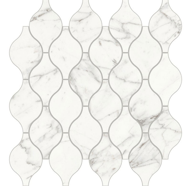Picture of Atlas Concorde - Trilogy Mosaic Arabesque Calacatta