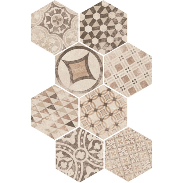 Picture of Equipe - Hexatile Cement Garden Decos Garden Sand